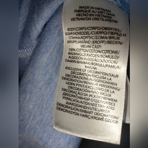 Polo Ralph Lauren (Size L) Men's Blue Button Slim Fit Soft Cotton LS Polo Shirt - Picture 9 of 15